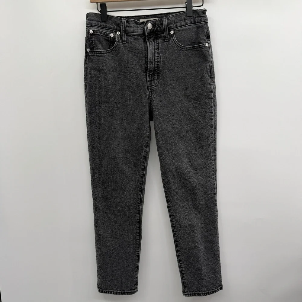 Madewell The Perfect‎ Vintage Jean in Lunar Wash Black Gray Size 27 - Picture 3 of 11